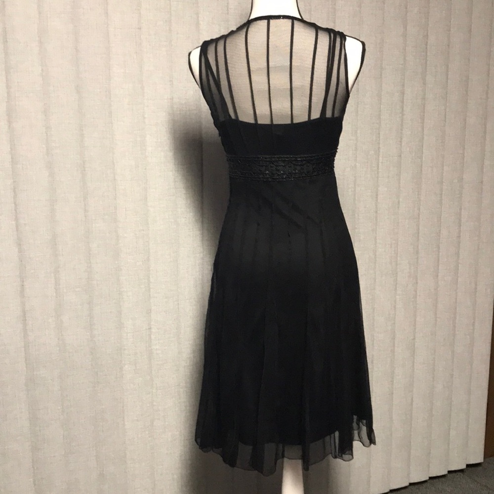 WHBM Little Black Dress Beading EUC - Picture 5 of 8